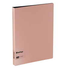 Папка на 4 кольцах Berlingo "Instinct" А4, 35мм, 700мкм, D-кольца, с внутр. карманом, фламинго,Китай