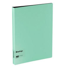 Папка на 4 кольца Berlingo "Instinct" А4, 35мм, 700мкм, D-кольца, с внутр. карманом, мятный,Китай