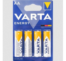 Батарейка LR6 АА  VARTA  ENERGY алкалайн. 1,5V  4 шт/уп, Германия