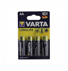 Батарейка LR6 АА  VARTA  Longlife POWER алкалайн. 1,5V  4 шт/уп, Германия