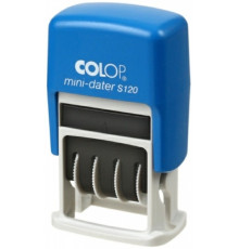 Датер мини Colop S120 буквенный, 3,8мм русский алфавит,полуавтомат., Чехия