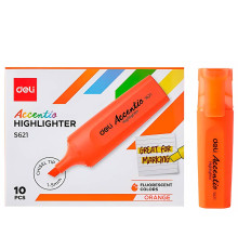 Маркер-текстовый Deli Accentio оранжевый, 1-5 мм, Китай