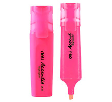 Маркер-текстовый Deli Accentio розовый, 1-5 мм, Китай