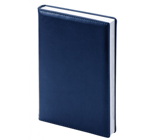 Ежедневник  А4 недатир. 320*210 мм, 144 стр. "Berlin" InFolio  тверд. обл. кожзам., синий, РФ
