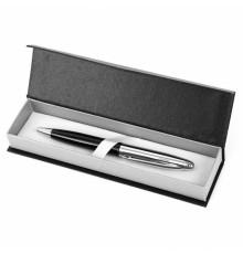 Ручка подар. шарик/поворот. "Darvish", корпус серебристо-черный  в футляре. Китай