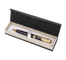 Ручка подар.син. "Darvish" корпус черный с золотистой отделкой в футляре, Китай