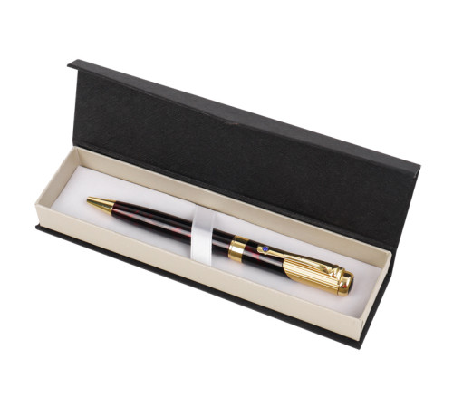 Ручка подар.син. "Darvish" корпус черный с золотистой отделкой в футляре, Китай