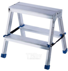 Лестница-стремянка алюмин. двустор. 2-х ступенчатая, двуст. STRD-AL-2, Ladder Bel, РБ