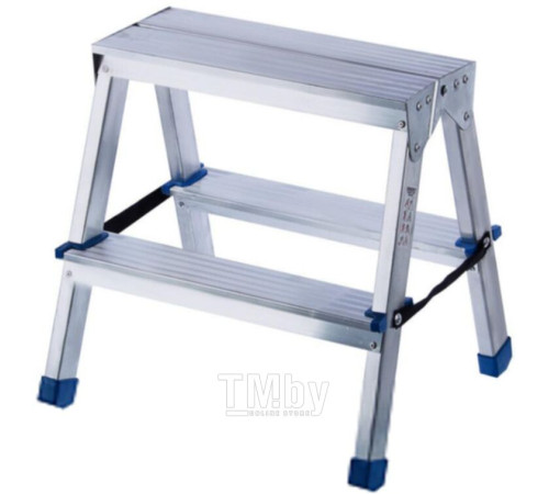 Лестница-стремянка алюмин. двустор. 2-х ступенчатая, двуст. STRD-AL-2, Ladder Bel, РБ