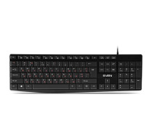 Клавиатура проводная SVEN KB-S305, USB, чёрная, Китай