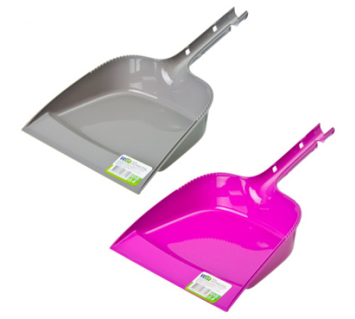 СОВОК ДЛЯ МУСОРА ПЛАСТ. АССОРТИ ПРАКТИК. РФ