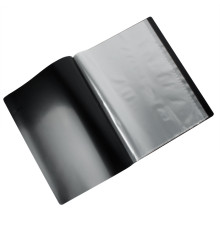 Папка 10 файлов А4, чёрная,"Shebar" пластик 200 мкм, Иран