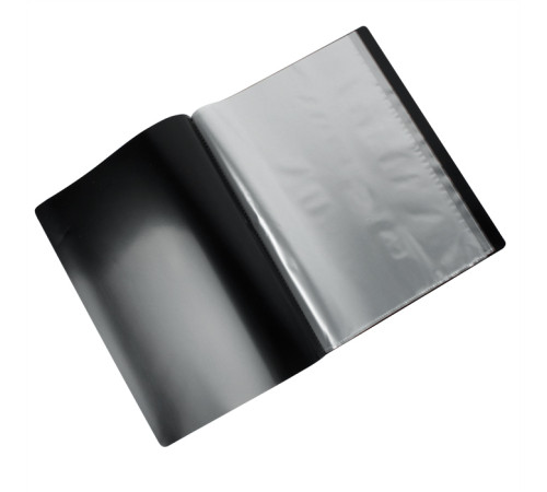 Папка 10 файлов А4, чёрная,"Shebar" пластик 200 мкм, Иран