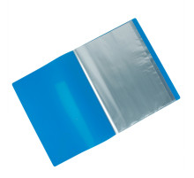 Папка 10 файлов А4,  синяя "Shebar", пластик 200 мкм, Иран