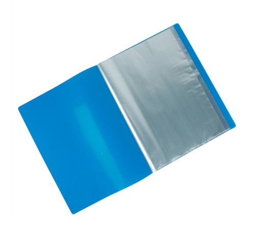 Папка 10 файлов А4,  синяя "Shebar", пластик 200 мкм, Иран