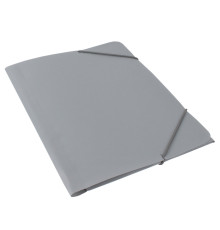 Папка на резинках А4, серая "Shebar", пласт. 300мкм  Армения