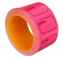 Ценник 30*20мм OfficeSpace малиновый. РФ