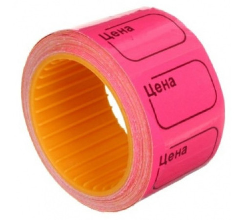 Ценник 30*20мм OfficeSpace малиновый. РФ