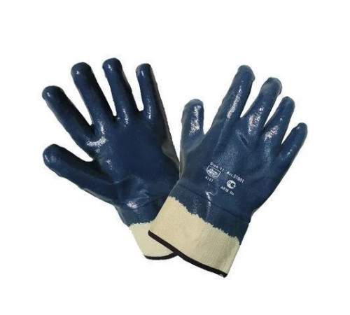 Перчатки нитриловые манжет-крага полный облив, р-р 10,5, TF-409, Китай