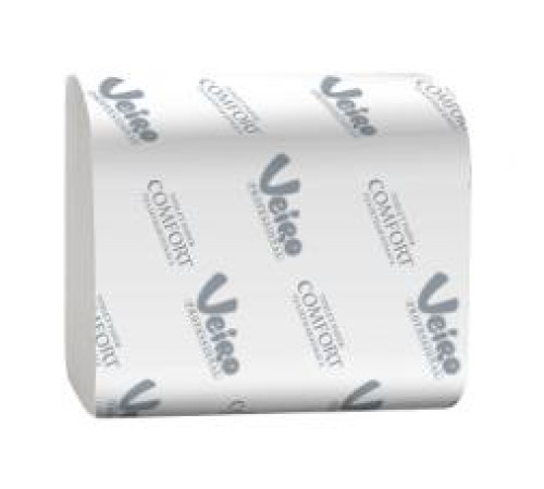 Туалетная бумага Veiro Professional Comfort листовая 250лист/упак 2 слоя, РФ