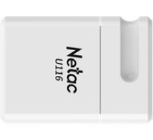 USB Флеш-накопитель 32GB  3.0 Netac U116 mini, пластик, цвет-белый, Китай