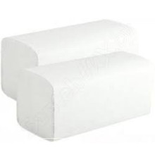 Полотенца бумажные V-сложение Veiro, 20 пач/кор, 1 слой, бело-серые, 216*210мм, РФ