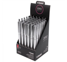 Ручка шарик/автом."Zero" Inson корпус металл, син. с чернилами на масляной основе ,Китай