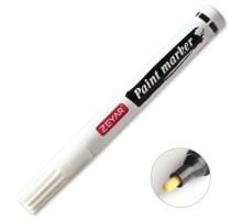 Маркер-краска Zeyar PAINT белый (резина, стекло, металл),  2.5 мм, Китай