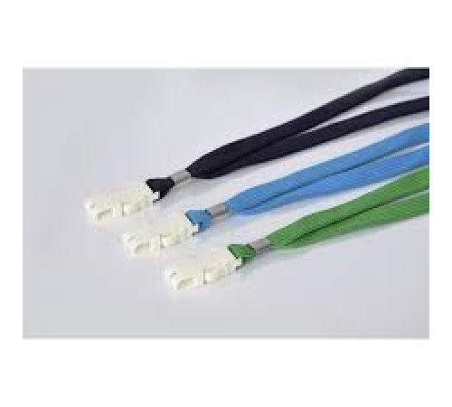 Тесьма с клипсой для беджа (синий) agro. арт. belt_blue. КИТАЙ