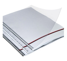 Обложка (перф.) пласт. прозр. А4, 150mic (100шт.), Clear,Китай