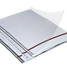 Обложка (перф.) пласт. прозр. А4, 150mic (100шт.), Clear,Китай