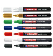 Маркер перм., белый на нитрокраске "790" Edding . Германия