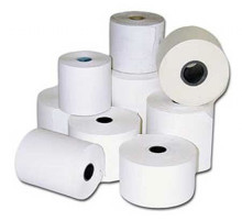 Лента чековая 76х12x50 в виде роликов (офсетная)  плотность 55г/м.кв. (144 рул/кор) РБ