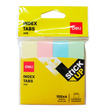 Закладки бумажные 19*76 мм, 4 цв.*100 листов, Китай