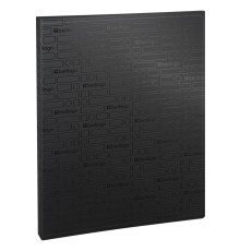 Папка на молнии А4, Berlingo "Your Way"  600мкм, черная КИТАЙ