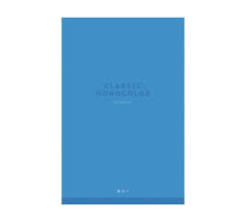 Блокнот А5 148*205 мм, 80л, на скоба сверху  ArtSpace "Моноколор. Blue",обл. карт.,синий, РФ