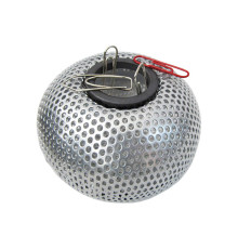 Диспенсер для скрепок HORER металлич. магнитный (боченок) серебро, Китай