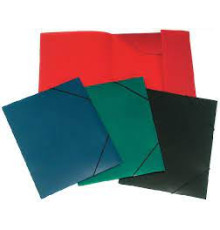 Папка на резинках А4, МАМ ТД (Регистр), плоская, пластик, ассорти, Россия