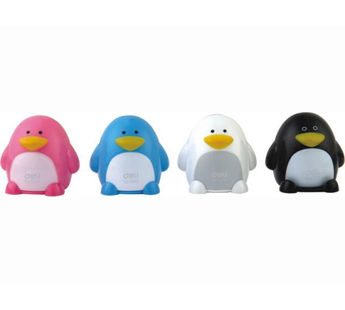 Точилка с удобным контейнером на2 отверстия "Пингвин"Дели,Китай