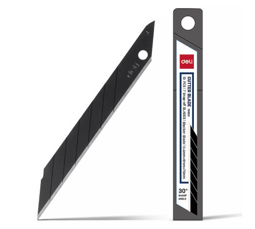 Лезвия для канцелярского 9мм ножа10 шт/упак, 30 градусов,Дели ,Китай