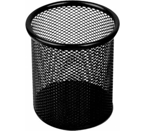 Подставка металл.сетка  д/канц.принадлежностей черный кругл, Китай