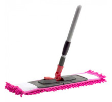 Швабра 120см, телескопическая рукоятка, насадка Синель 40,5*10,5 см. РБ