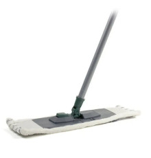 Швабра 110 см, универсальная с  рукояткой, насадка из полиэстр. 44*14см. РБ