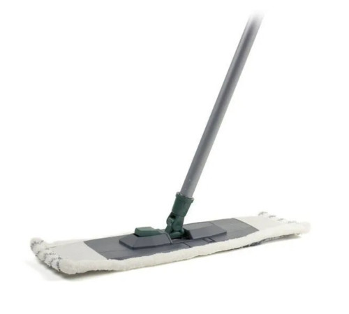 Швабра 110 см, универсальная с  рукояткой, насадка из полиэстр. 44*14см. РБ