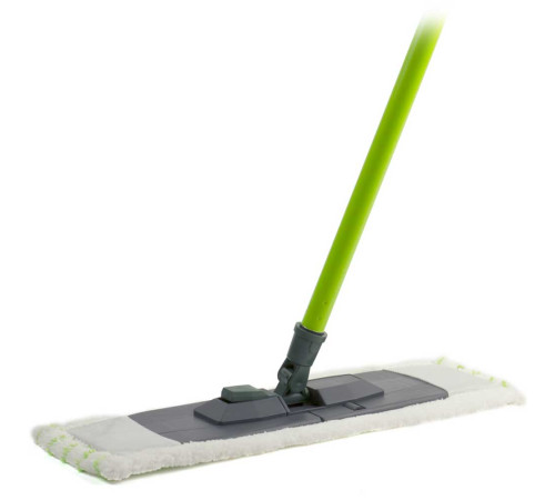 Швабра 120 см, универсальная с  рукояткой, насадка из полиэстр. 44*14см. РБ