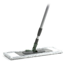 Швабра 120 см, телескопическая рукоятка, насадка из микроф. 40*11 см. РБ