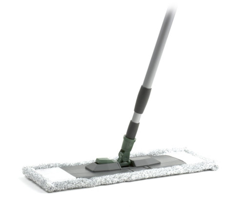 Швабра 120 см, телескопическая рукоятка, насадка из микроф. 40*11 см. РБ
