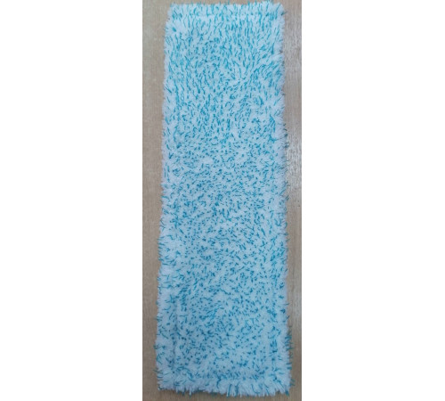 Насадка сменная 44*14см для плоской швабры, микрофибра, прямоуг. 60г. РБ