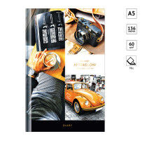 Ежедневник А5 недатир., 136 л., "Стиль" Your best color" гл.лам, фольга, 7БЦ OfficeSpace, РФ