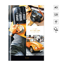 Ежедневник А5 недатир., 136 л., "Стиль" Your best color" гл.лам, фольга, 7БЦ OfficeSpace, РФ